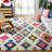 Hertzler Geometric Beige/Blue/Yellow Area Rug-1458417369