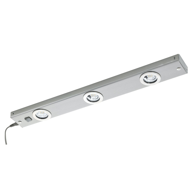 Quintrell Downs 60cm LED Recessed Multi-Spotlight, Matte Nickel