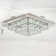 Zaina Square Large-size Glamourous Crystal LED Flush Mount