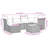 Vidaxl Garden Sofa Set Grey, Dark Grey