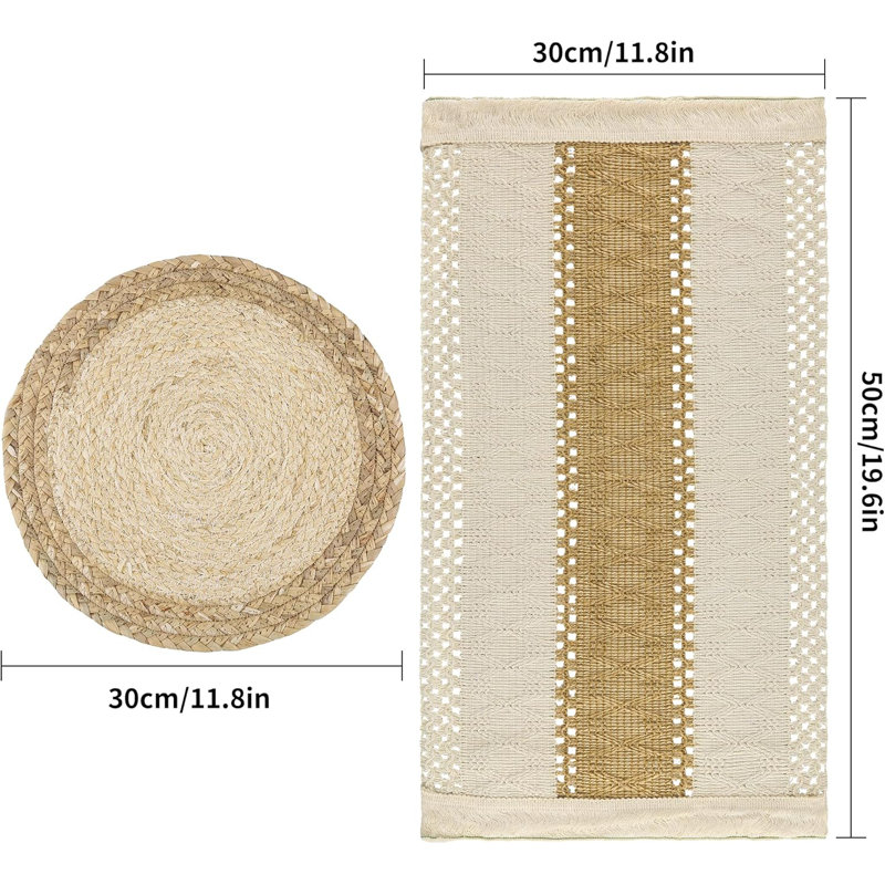 Handmade Boho Placemats Set Of 6