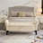 51.5" Bed Bench with Storage Beige Velvet -485038084