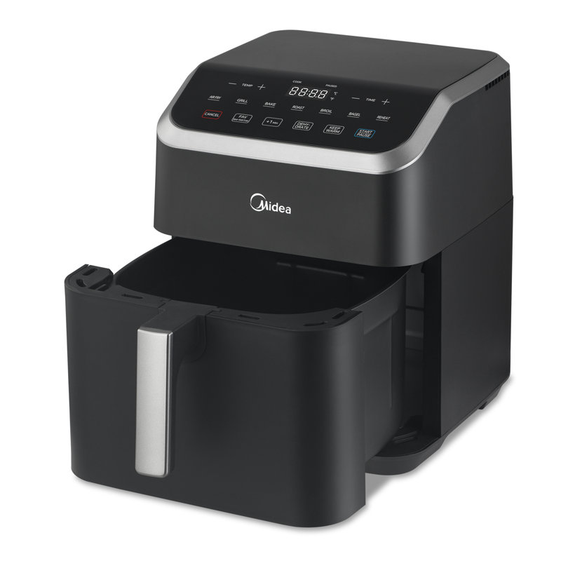 7-quart Digital Air Fryer, Black, 13.5" H x 10.67" W x 13.54" D