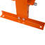 Presse d'atelier hydraulique de 6 tonnes à cadre en A, de table, en acier au carbone et au manganèse, orange, monobloc, avec 3 réglages de hauteur et plaques de pression-136331759