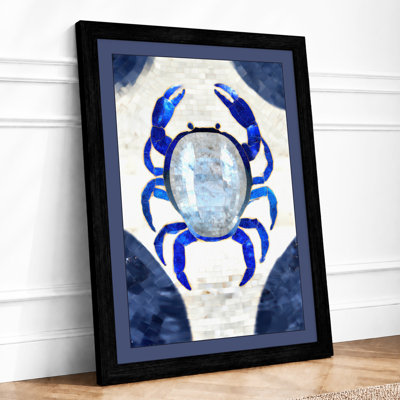 Heraldic Crab Coastal - Print