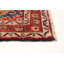 Tapis bleu foncé noué à la main One Of Kind Anadol 2 pi 7 po x 9 pi 5 po