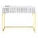 Bellevue Metal Base Writing Desk with Power Outlet