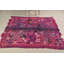 Kilim turc rétro en rose vif pour décoration intérieure bohémienne