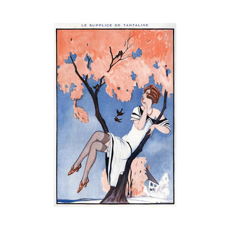 1924 La Vie Parisienne Magazine Plate by The Advertising Archives - Gallery-Wrapped Canvas Giclée on Canvas, Canvas