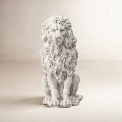 Irizarry Weather-Resistant Lion Garden Statue