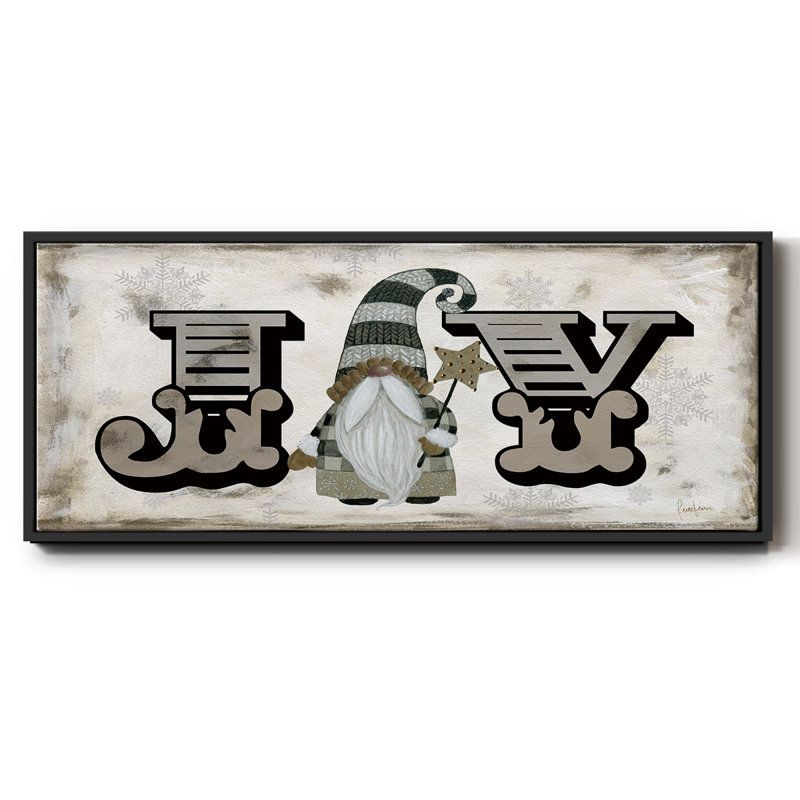 «Winter Wonderland Friends Joy», toile encadrée, H 12 po x l 30 po