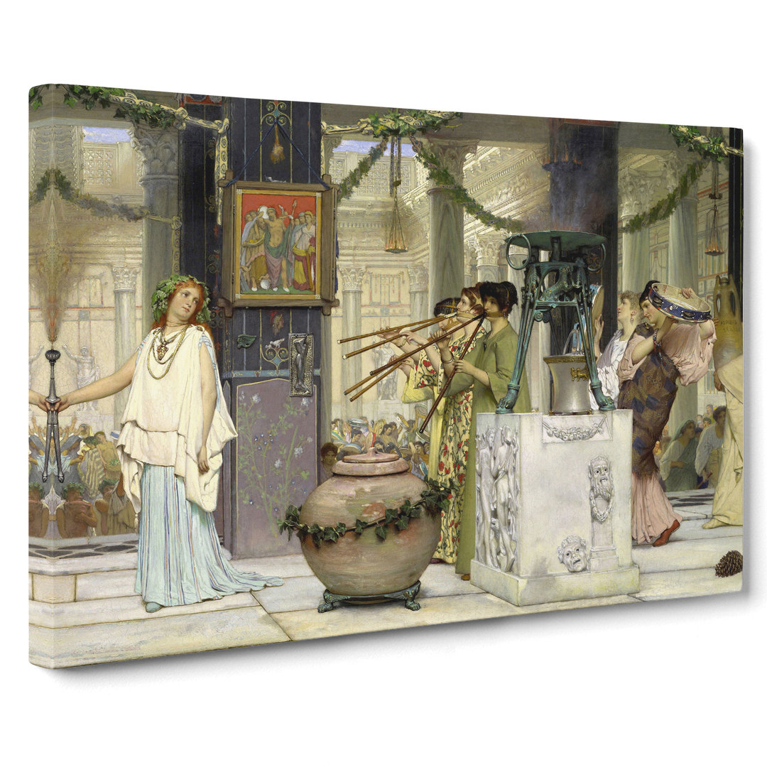 The Vintage Festival by Lawrence Alma-Tadema - Wrapped Canvas