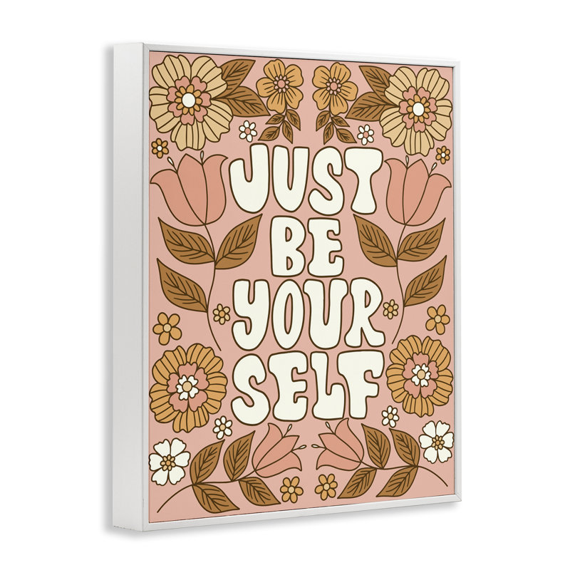 «Groovy Be Yourself», estampe numérique par Taylor Shannon Designs, Estampe numérique encadrée blanc bord de mer