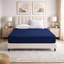 Super Luxury Microfiber 25 cm Plain Fitted Sheet -1109810124-1109810164