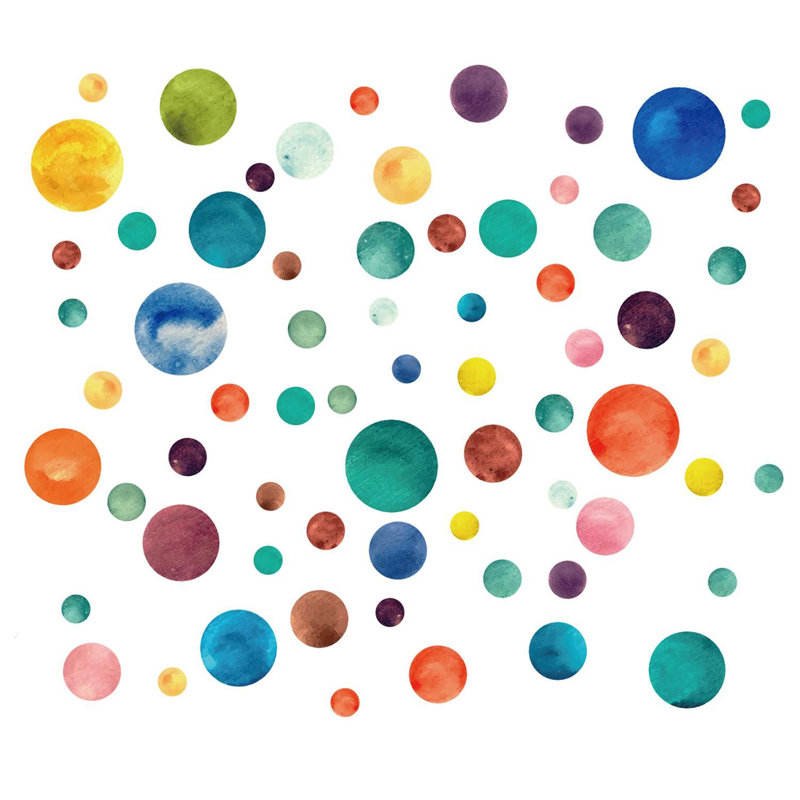 Los Posas Wall Sticker, Multicolour, Quadruple