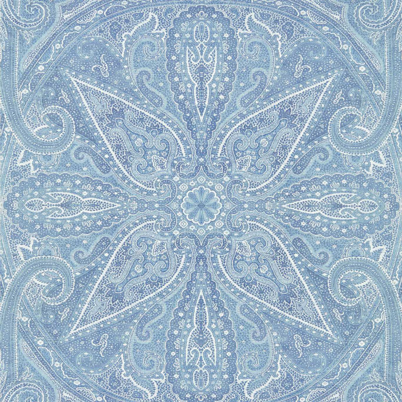 Grand Paisley Wallpaper, Indigo