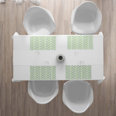 Polyester Floral Rectangle Placemat