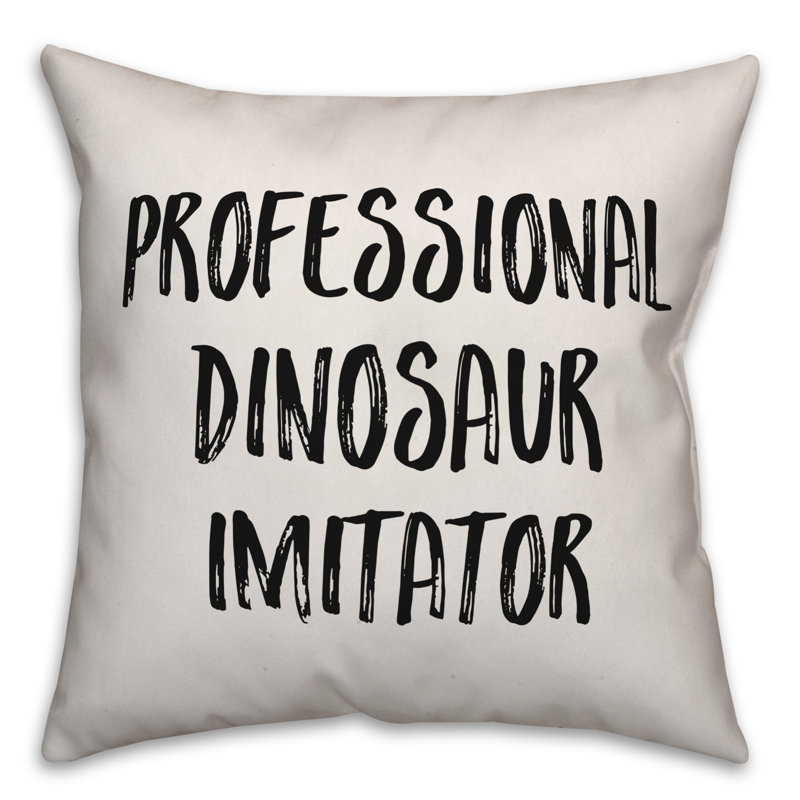 Coussin Professional Dinosaur Imitator, 16 po x 1 po