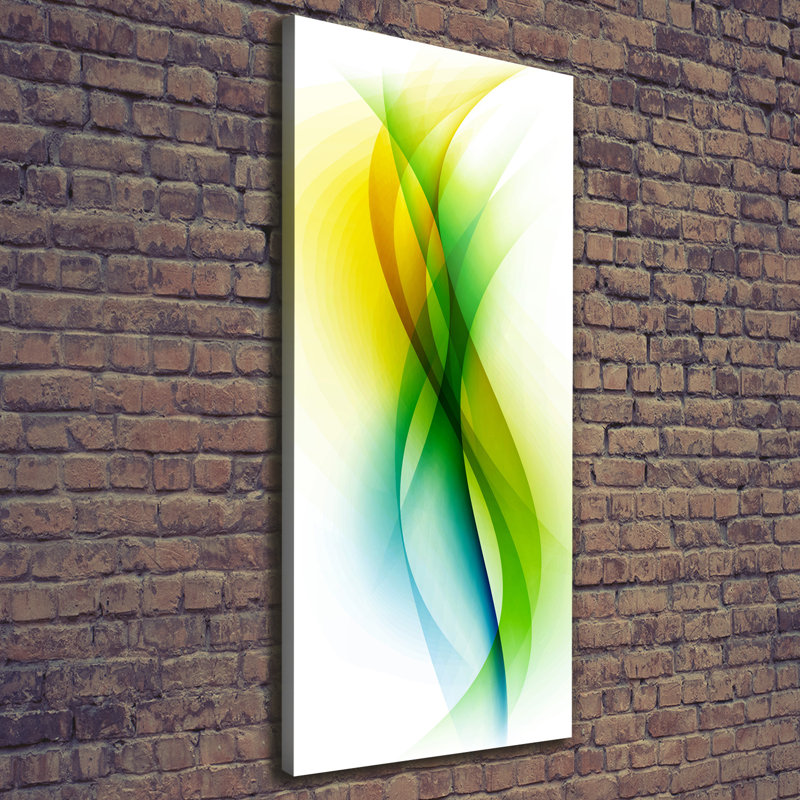 Waves Abstraction - Wrapped Canvas Print