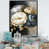 Cadre flottant noir
