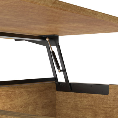Table basse 31,52 "carrée en rotin + corde de chanvre avec fonction de rangement réglable, de style rétro naturel, pour la salle à manger, la cuisine et le salon, naturel