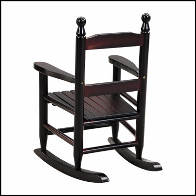 Chaise berçante pour enfants en chêne - utilisation durable, intérieure / extérieure, conception ergonomique pour le confort et la sécurité