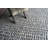 Ink Blot Wool Area Rug in Black/Gray-92990640
