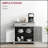 Farmhouse Sideboard Buffet Cabinet With Barn Doors, Adjustable Shelf, And Drawer For Versatile Storage And Rustic Charm