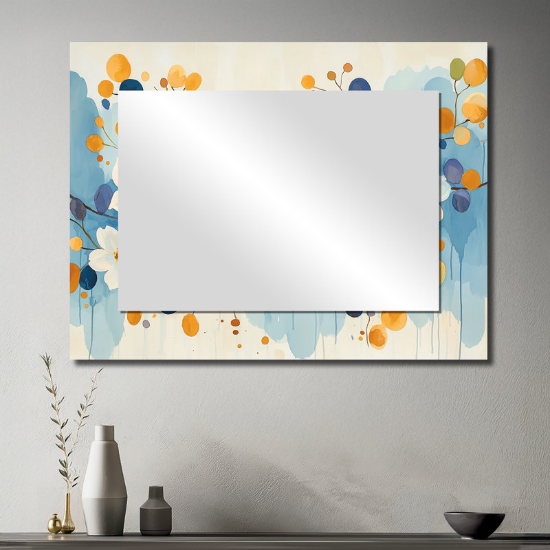 «Soft Color Blush Of The Dogwood Tree II», art mural miroir floral, imprimé sur métal, 30 po x 40 po
