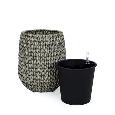 Pot à fleurs rond 13,4 po
