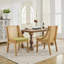Solid Wood Frame Rattan Dining Chairs-36354347