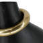 Grand vase noir avec anneau Rouen-1711169640