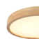 Aneeya 15.75In Wood LED Flush Mount with Control