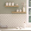 Miami 48" W x 8" D Floating Shelves Set with Invisible Wall Mount Brackets-126282718