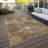 Jeryiah Washable Damask Indoor / Outdoor Rug-306525874