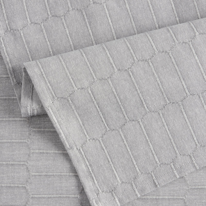 Ensemble de 4 serviettes de table en nid d'abeille modernes Martha Stewart, gris anthracite, 19 po x 19 po, Gris anthracite