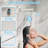 10 Inch Shower Head Rain Shower System with Push Button Diverter Wall Mounted Shower Combo Set-104881572