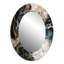 Pallavi, bleu, beige, marbré, Dreamscape I - miroir décoratif géométrique, miroir mural moderne, impression d'art en métal-1830537580-1830537576