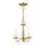 Lustre classique / traditionnel à 3 lumières de style bougie Benedetto-94312798