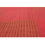 Tapis rouge touffeté à la main Collage