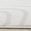 Tapis ivoire en polyester texturé à motif de vagues ondulées de la collection Ivri-1435689371