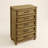 Cashin 28.7" W Traditional Brown Solid Wood 5 Drawer Chest-1286862141