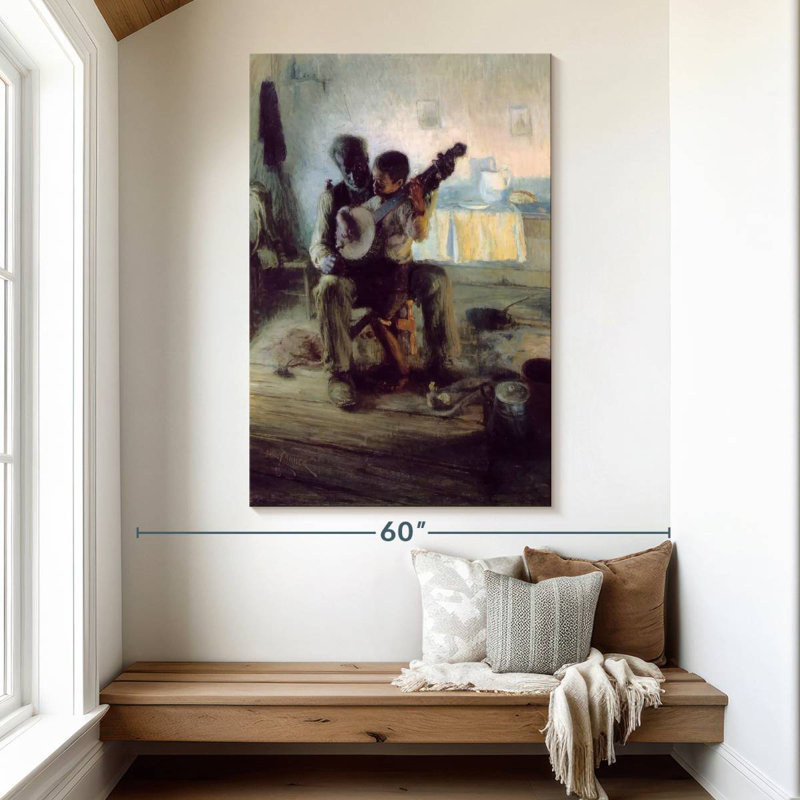 Leisha The Banjo Lesson, 51" H x 34" W