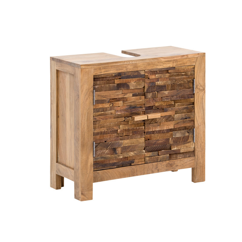 Waller Solid Wood Freestanding Bathroom Storage Cabinet