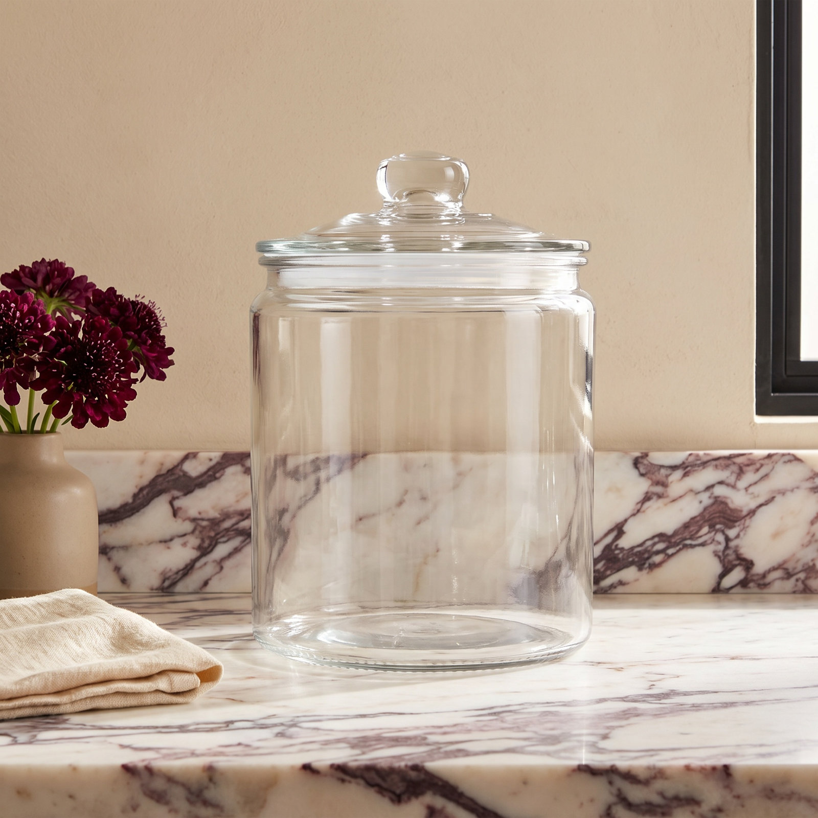 Glass Cookie Jar