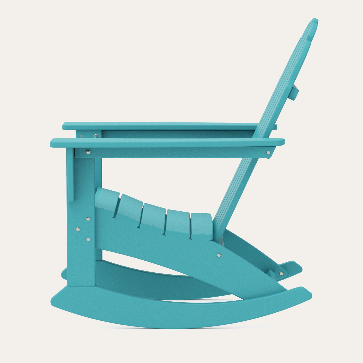 POLYWOOD® Vineyard Rocking Adirondack Chair, Aruba