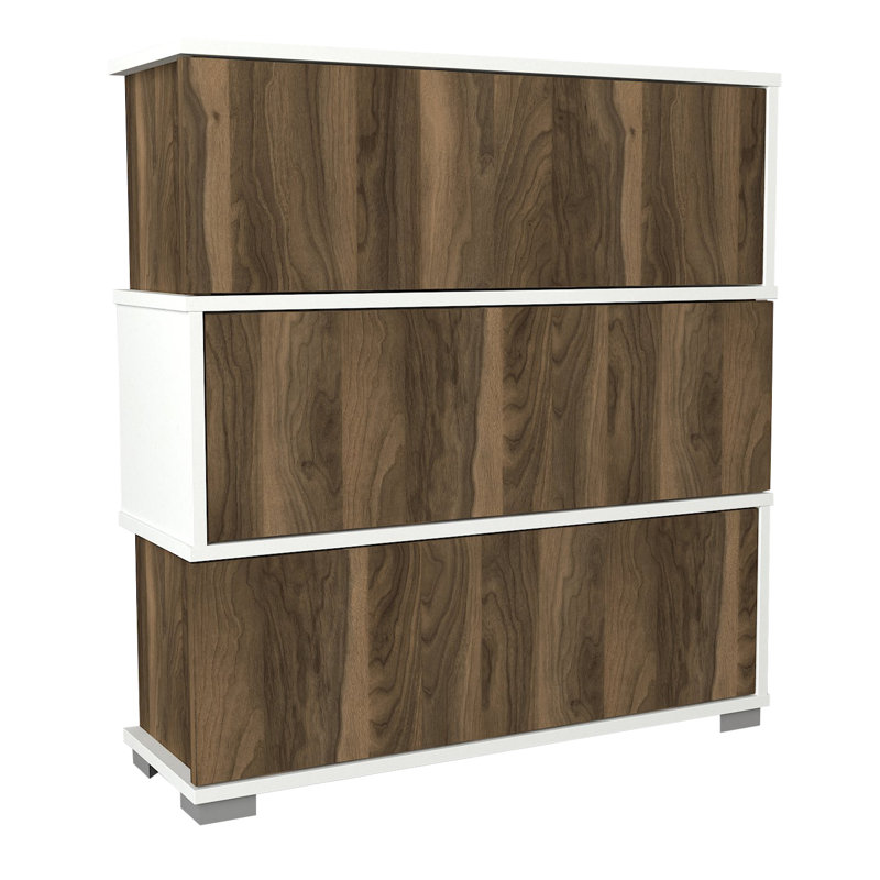 12 Pair Flip Down Shoe Storage