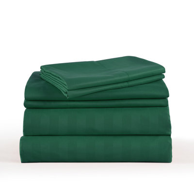 3/4 Pcs Luxury Striped Bed Sheets Set
