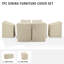 Housse pour ensemble repas de patio-88120429