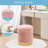 Round Velvet Ottoman with Storage-783826608